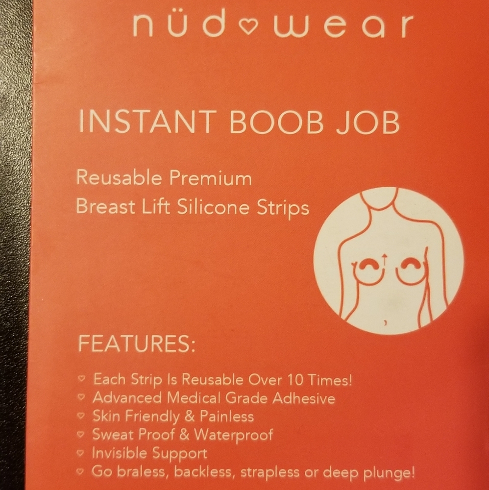 REUSABLE BREAST LIFT STRIPS - GO BRALESS with each